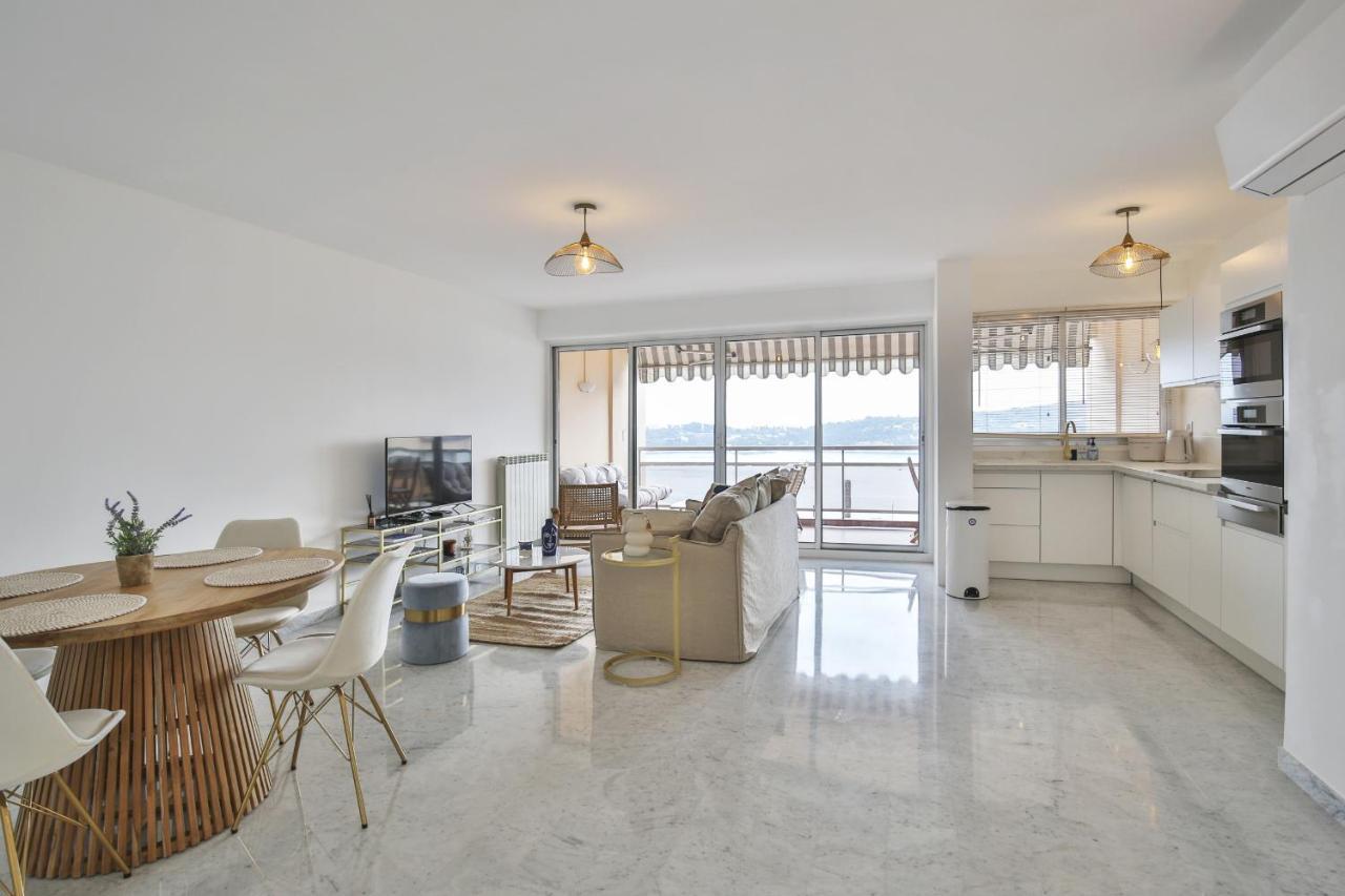 Sublime Appartement Vue Mer. Parking/Piscine/Clim Villefranche-sur-Mer Exterior foto