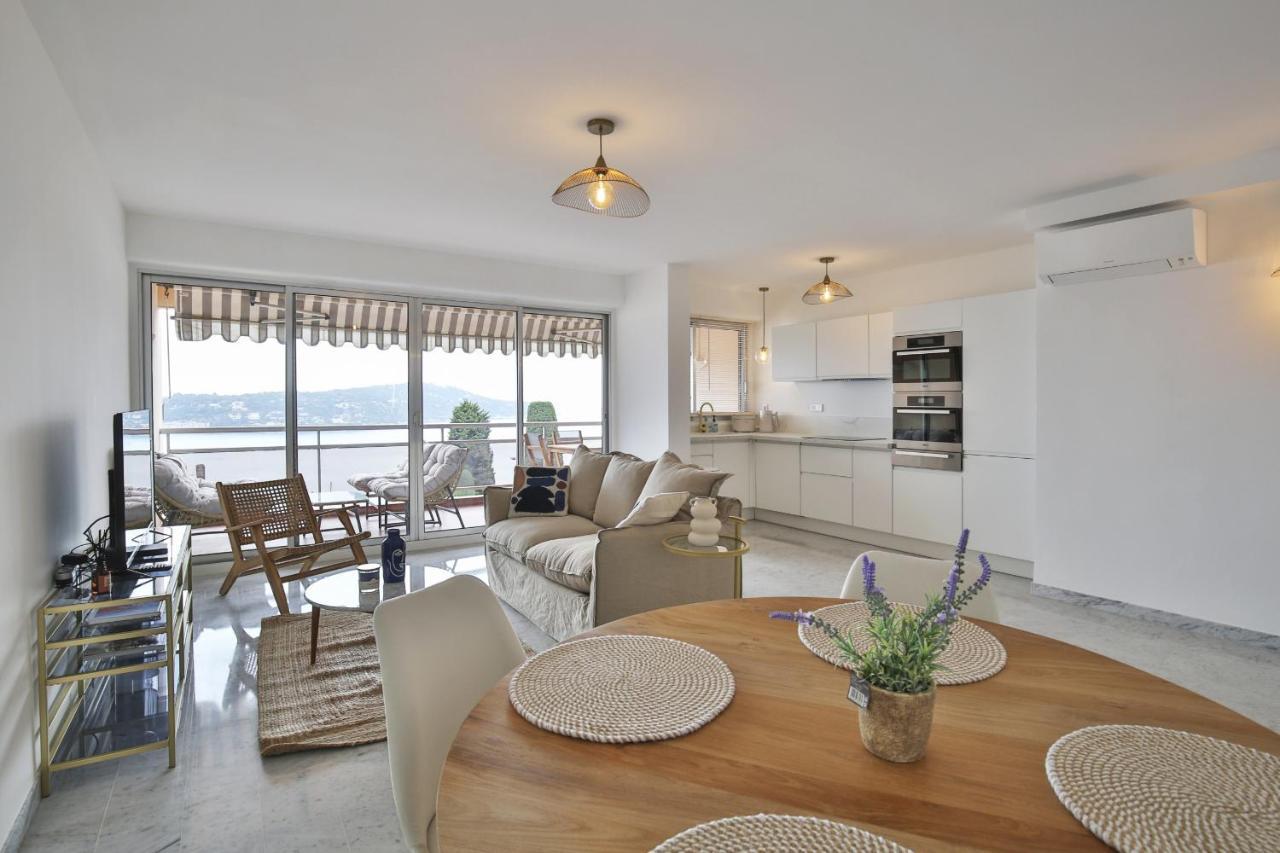 Sublime Appartement Vue Mer. Parking/Piscine/Clim Villefranche-sur-Mer Exterior foto